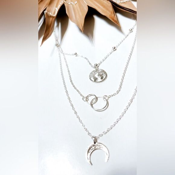 Boho statement necklace S388 - Picture 3 of 3